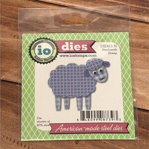 IMPRESSION OBSESSION DIE411-N PATCHWORK SHEEP STEEL CRAFT DIE SET LAMB NEW BABY